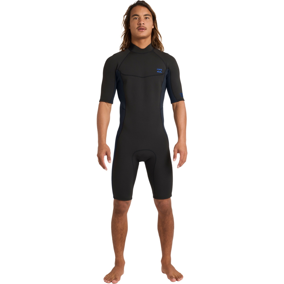 2026 Billabong Mens Absolute 2mm Back Zip Shorty Wetsuit 24AW251601 - Ocean